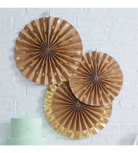 ROSETA DOURADA HAPPY BIRTHDAY